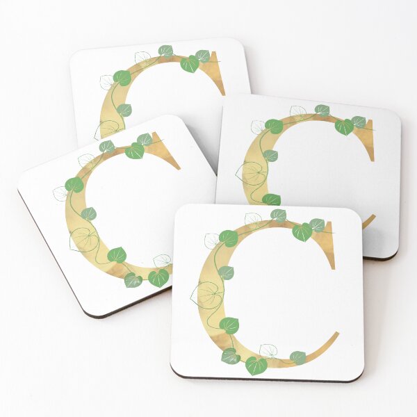 Item preview, Botanical Letter C Gold designed and sold by virgosunshine.