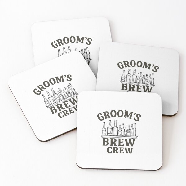 Item preview, Groom’s Brew Crew Beer Mug Wedding Party designed and sold by Thanineemedia.