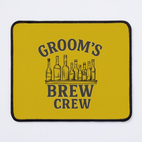 Item preview, Groom’s Brew Crew Beer Mug Wedding Party designed and sold by Thanineemedia.