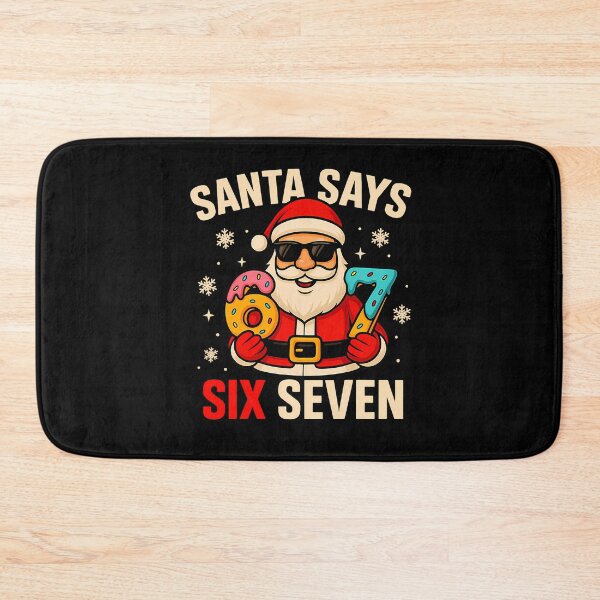 Item preview, Retro Claus Santa Seven Holiday Happy Says Six Santa Bruh designed and sold by ChadnoSmith.