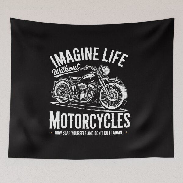 Item preview, Imagine Life Without Motorcycles - Biker Motorcycling Rider designed and sold by CareTopping.
