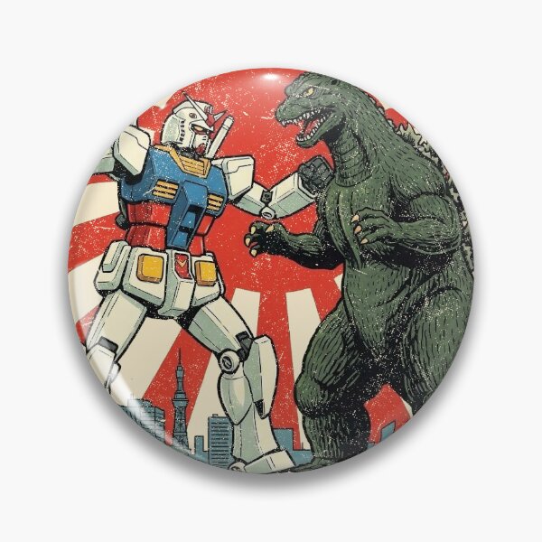Item preview, Gundam vs Godzilla designed and sold by LgndryPhoenix.
