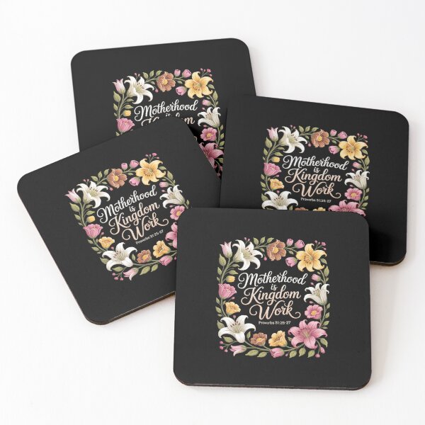 Item preview, Motherhood Is Kingdom Work Floral Christian Mom Mothers Day designed and sold by MaryoKing.