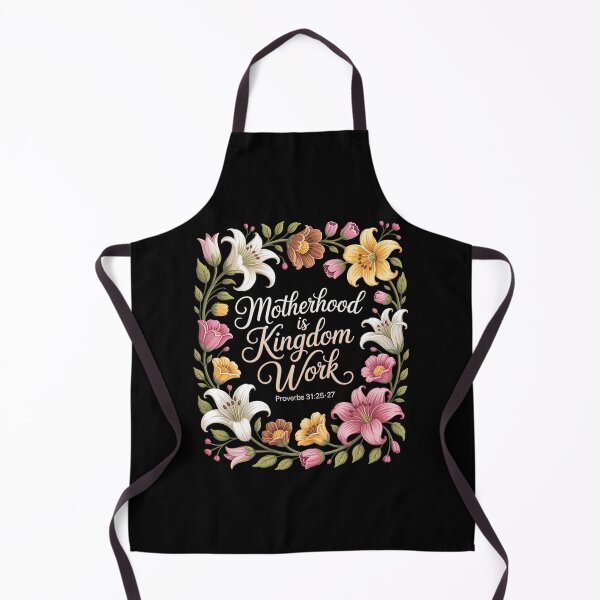 Item preview, Motherhood Is Kingdom Work Floral Christian Mom Mothers Day designed and sold by MaryoKing.
