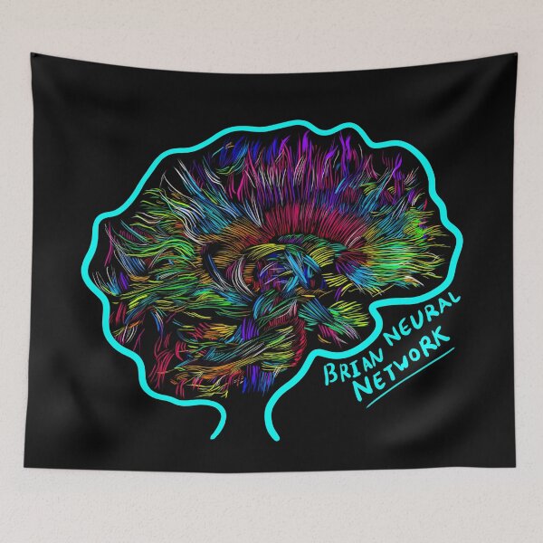Item preview, Abstract Beautiful Brain design with words designed and sold by UniDoodles.