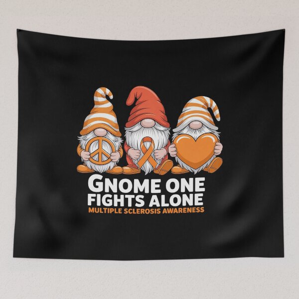 Item preview, Multiple Sclerosis Gnome One Fights Alone Ms Awareness designed and sold by MaryoKing.