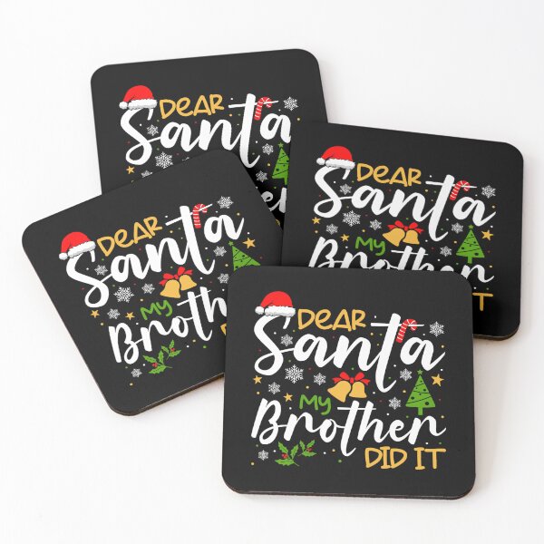Item preview, Brother Did Santa It Dear Christmas My Vintage Holiday Retro Funny designed and sold by MediarMedic.