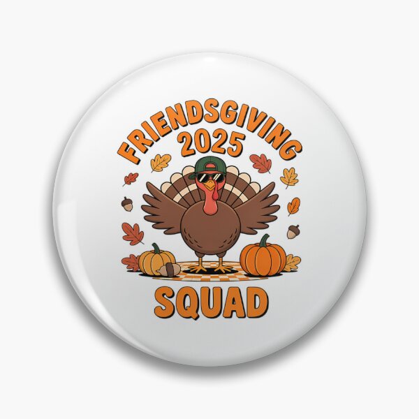 Item preview, Squad Turkey Thankful Friendsgiving Humor Friends Party 90s designed and sold by Daleburuling.