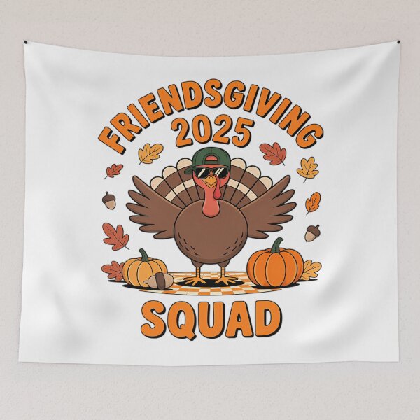 Item preview, Squad Turkey Thankful Friendsgiving Humor Friends Party 90s designed and sold by Daleburuling.