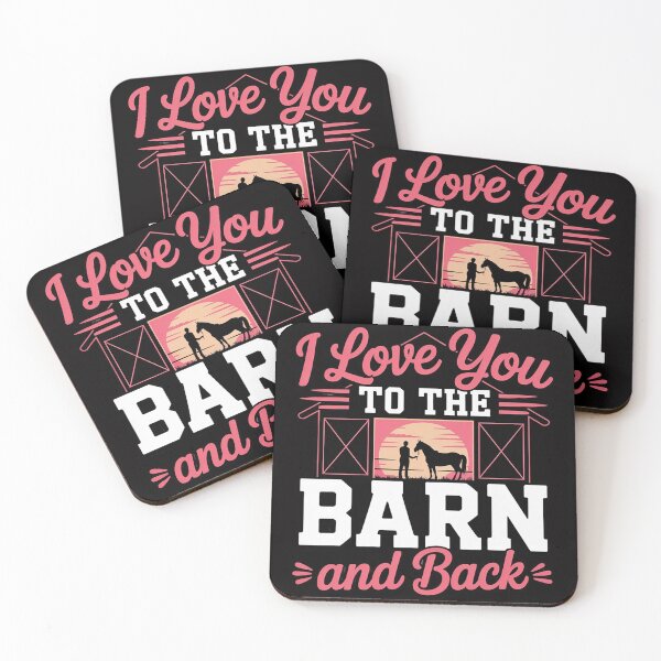 Item preview, I love you to the Barn and Back - Horse Riding Lover designed and sold by CareTopping.