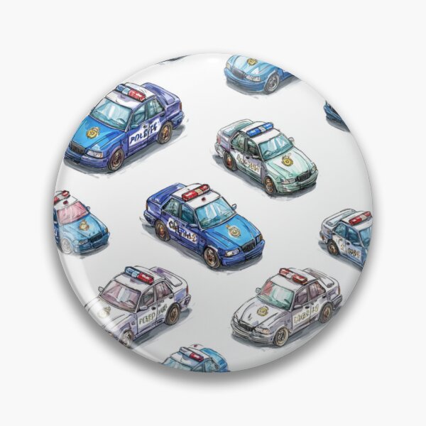 Item preview, Police cars pattern for boys  designed and sold by SmileshareShop.