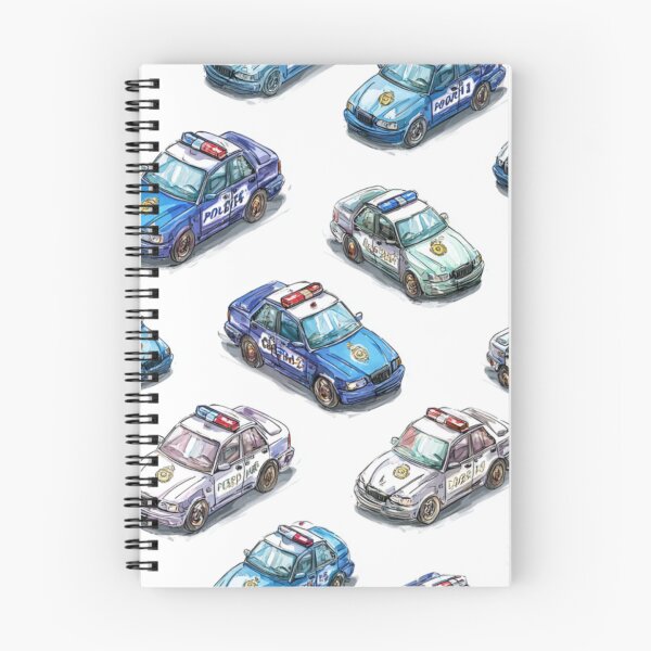 Item preview, Police cars pattern for boys  designed and sold by SmileshareShop.