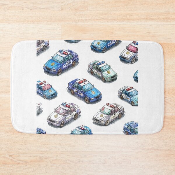 Item preview, Police cars pattern for boys  designed and sold by SmileshareShop.