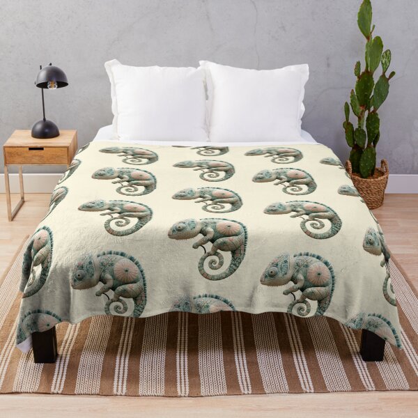 Item preview, Whimsical Botanical Chameleon designed and sold by CharlottePlaceArt.