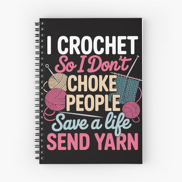 Item preview, I Crochet So I Don’t Choke People Save A Life Send Yarn designed and sold by MuteElevent.