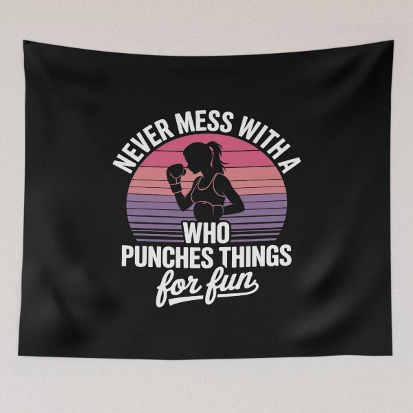 Item preview, Never mess with a Woman who punches Things designed and sold by ToggleBet.