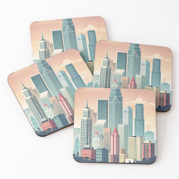 Item preview,  Minimalist skyline of  Atlanta designed and sold by paulrommer.