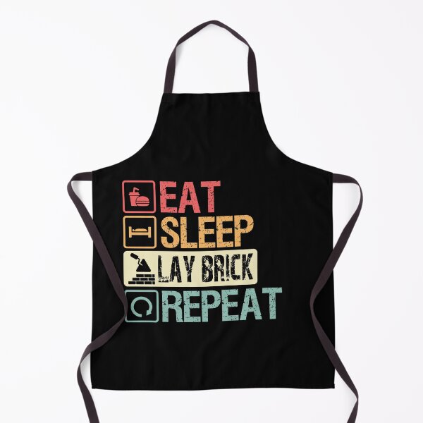 Item preview, Eat Sleep Lay Brick Repeat Mason designed and sold by TeesYouWant.