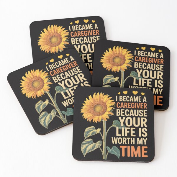 Item preview, I Became Caregiver Because Your Life Is Worth Time Caregiver designed and sold by MuteElevent.