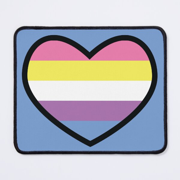 Item preview, Bigender Flag Heart designed and sold by deadbeatprince-typography.