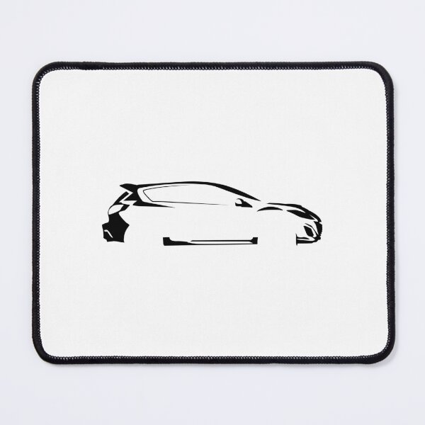 Item preview, 3 MPS BL (2009) - Turbo Hot Hatch Minimalist Silhouette (Black) designed and sold by FearnCreative.
