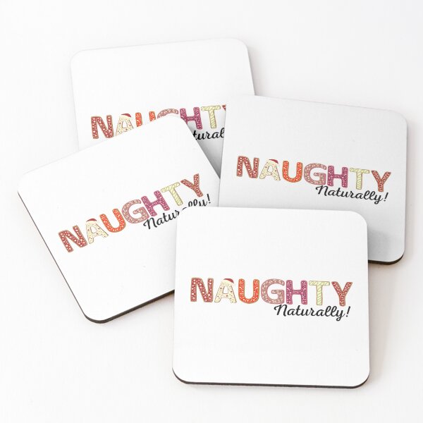 Item preview, Naughty naturally - funny and cheeky design designed and sold by TheLaplandStore.