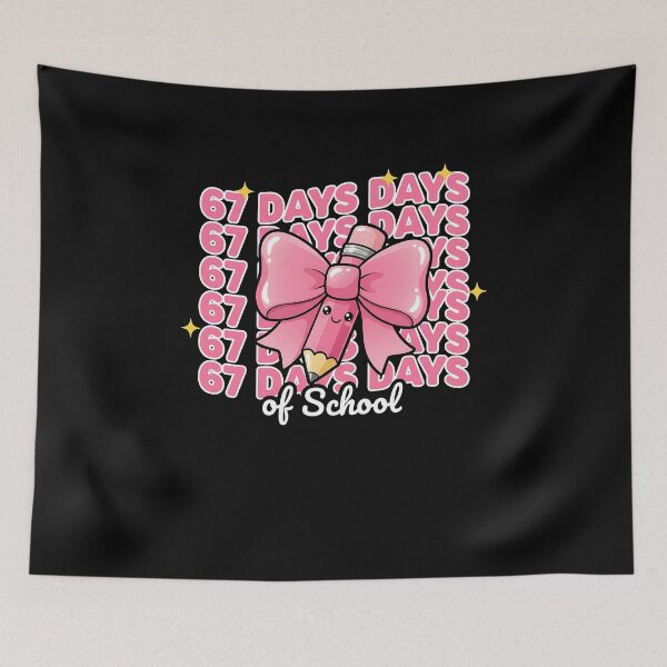 Item preview, Womens 67 Days Of School Girls Coquette Bow 67Th Day Of School designed and sold by facegm.
