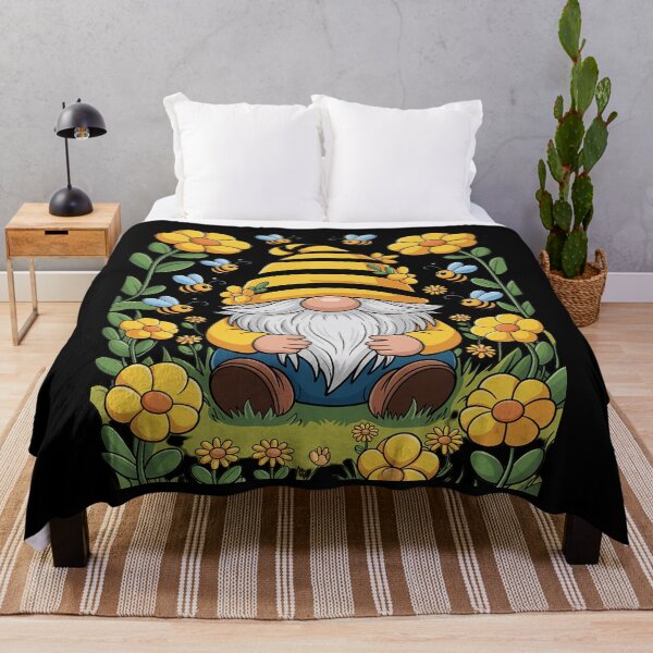 Item preview, Lindo gnomo floral abeja apicultor de verano jardinería botánica designed and sold by RsFilsingerArt.