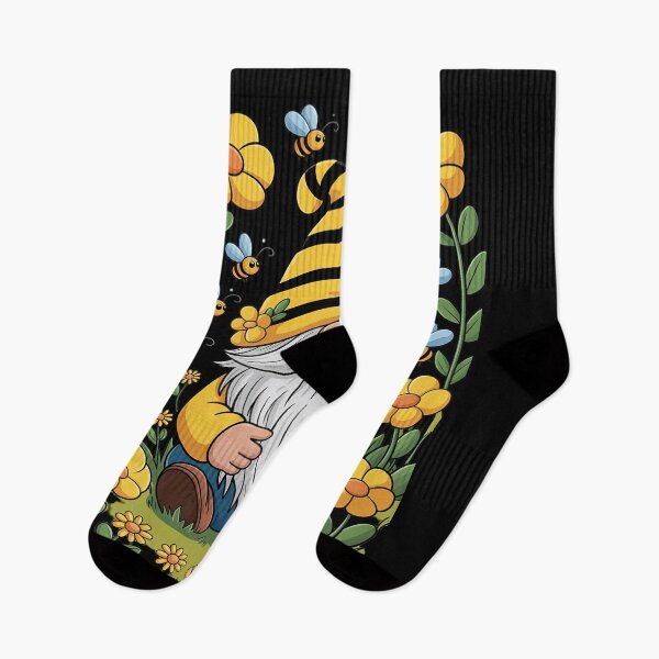 Item preview, Cute Gnome Floral Bee Summer Beekeeper Botanical Gardening  designed and sold by RsFilsingerArt.