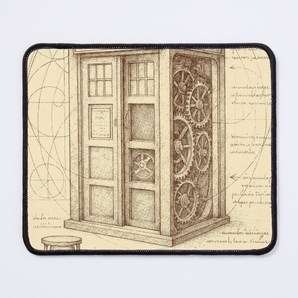 Item preview, tardis da vinci designed and sold by LgndryPhoenix.