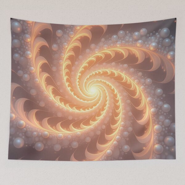Item preview, Elegant Spiral of Pearls, Pearl Spiral Art (image size 8320x12480) designed and sold by Digital-Davinci.