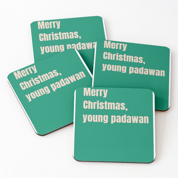 Item preview, Merry Christmas Young Padawan Card Star Wars Inspired Christmas Card Jedi Holiday Greeting Card Sci Fi Christmas Card Geeky Kids Christmas Gift designed and sold by LaundrySalt.