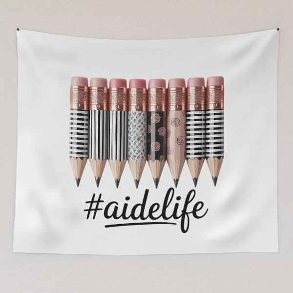 Item preview, Teach Love Inspire Aide Life Crayon designed and sold by papertaless.