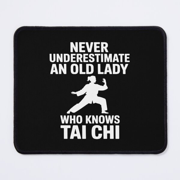 Item preview, Never Underestimate an Old Lady Who Knows designed and sold by ToggleBet.