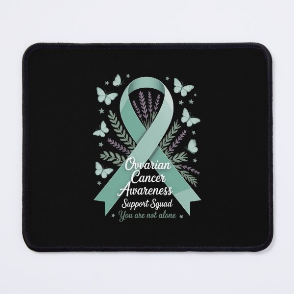 Item preview, Support Squad Ovarian Cancer Awareness Teal Ribbon Butterfly designed and sold by papertaless.