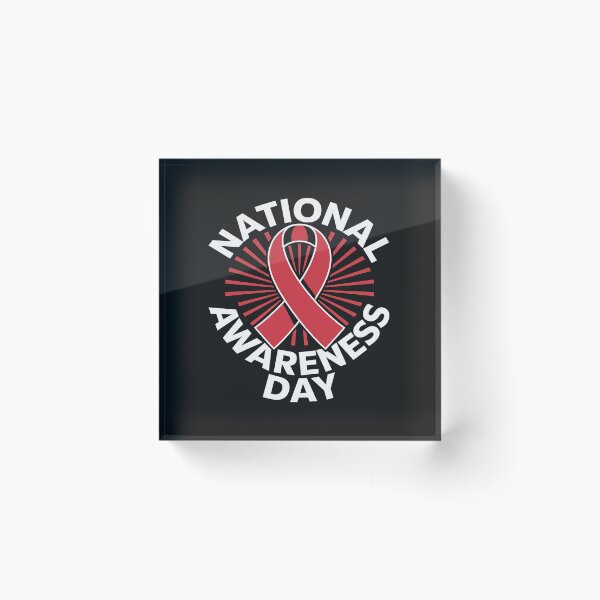 Item preview, National AIDS Awareness Day Red Ribbon HIV Awareness Day designed and sold by Eskomeranola.