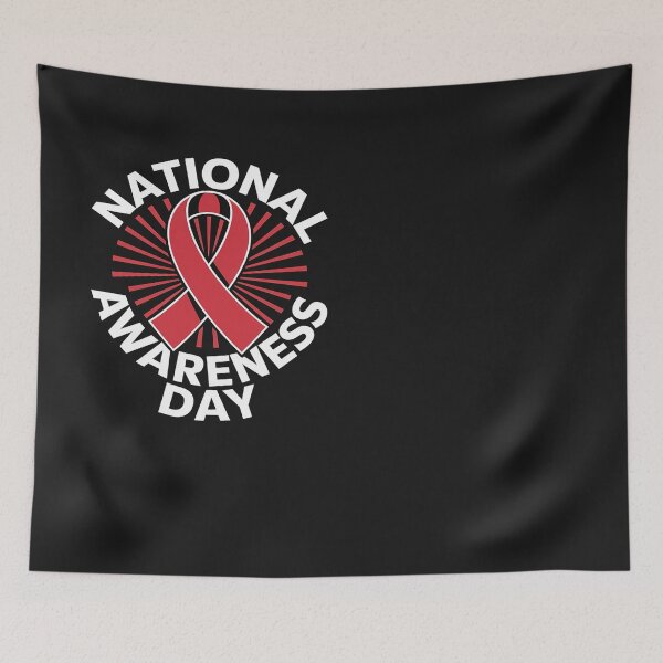 Item preview, National AIDS Awareness Day Red Ribbon HIV Awareness Day designed and sold by Eskomeranola.