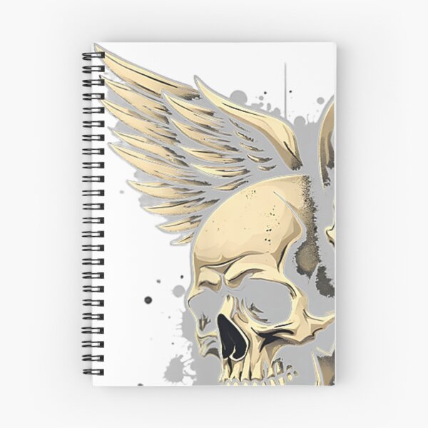 Item preview, Skull Magic Guitar Wings Y2K Alt Grunge Gothic Emo Aesthetic designed and sold by McintoshPatr.