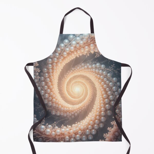 Item preview, Elegant Spiral of Coral Pearls, Pearl Spiral Art (image size 8320x12480) designed and sold by Digital-Davinci.