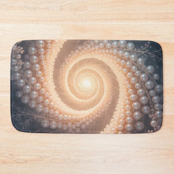 Item preview, Elegant Spiral of Coral Pearls, Pearl Spiral Art (image size 8320x12480) designed and sold by Digital-Davinci.