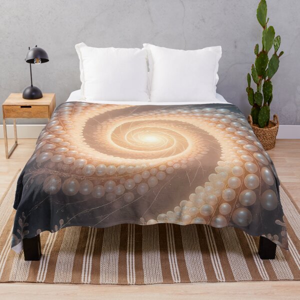 Item preview, Elegant Spiral of Coral Pearls, Pearl Spiral Art (image size 8320x12480) designed and sold by Digital-Davinci.