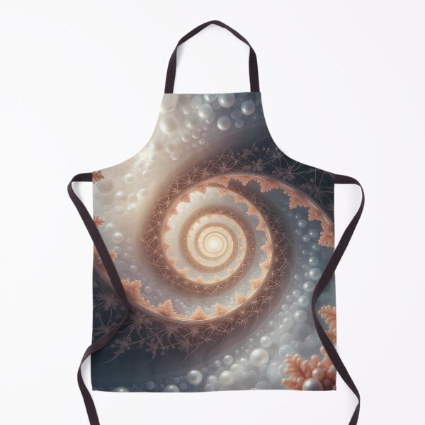 Item preview, Elegant Spiral of Coral Pearls, Pearl Spiral Art (image size 8320x12480) designed and sold by Digital-Davinci.