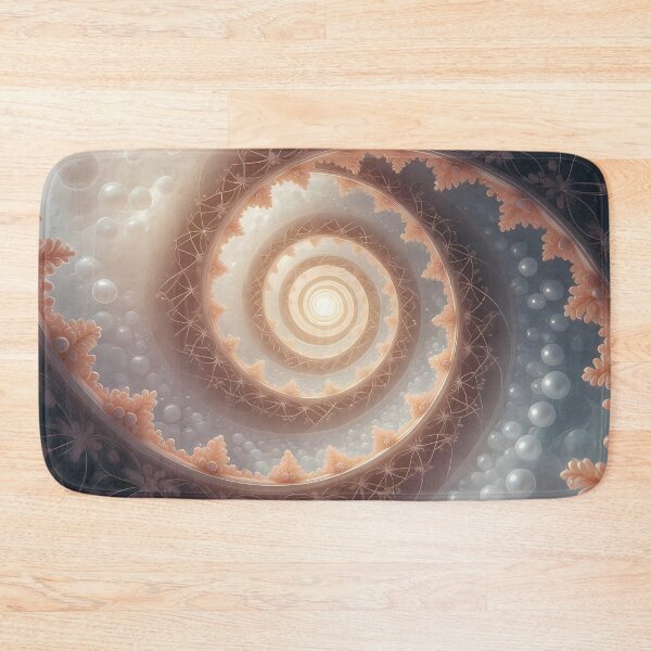 Item preview, Elegant Spiral of Coral Pearls, Pearl Spiral Art (image size 8320x12480) designed and sold by Digital-Davinci.