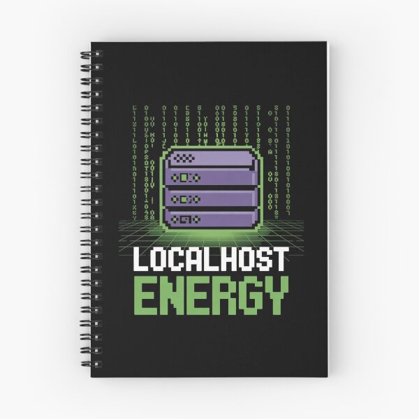 Item preview, LOCALHOST ENERGY Battery Code | Funny Geek Programmer Computer Science Tech| Binary Design designed and sold by pixelpopplanet.
