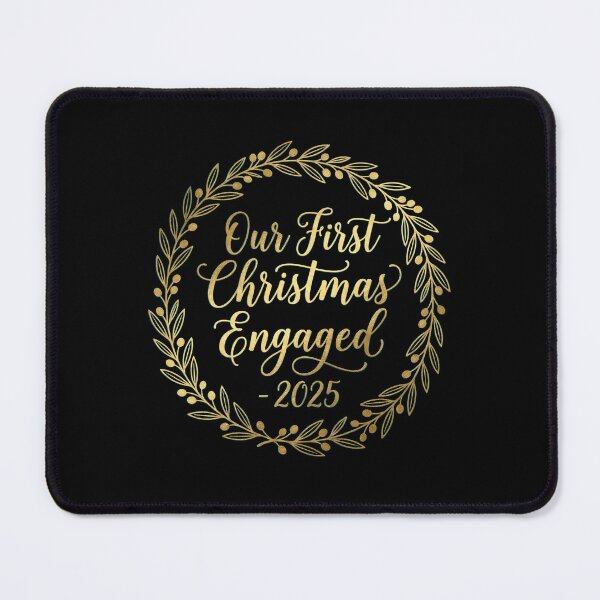 Item preview, Our First Christmas Engaged - 2025 designed and sold by yusufdehbi.