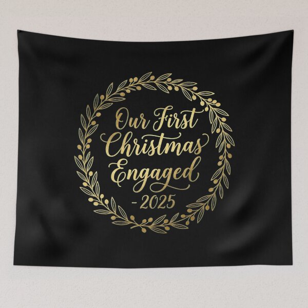 Item preview, Our First Christmas Engaged - 2025 designed and sold by yusufdehbi.