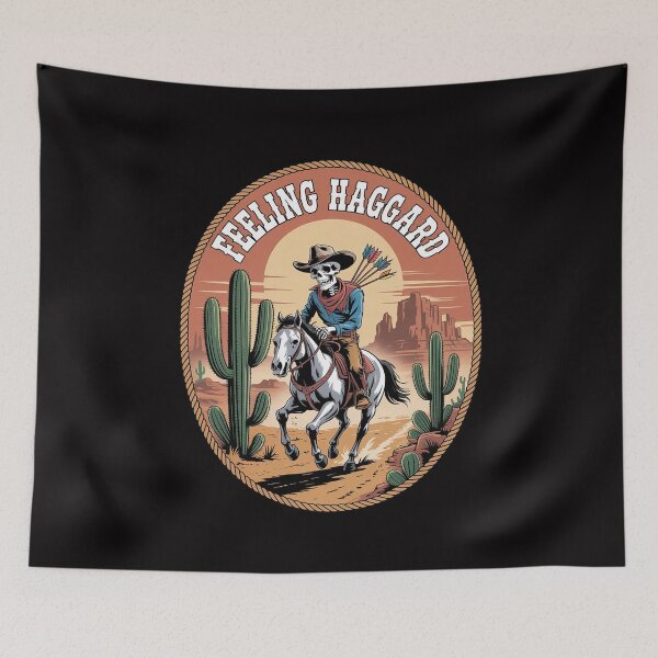Item preview, Feeling Haggard Country Music Western Outlaw Cowboy Old West designed and sold by MuteElevent.
