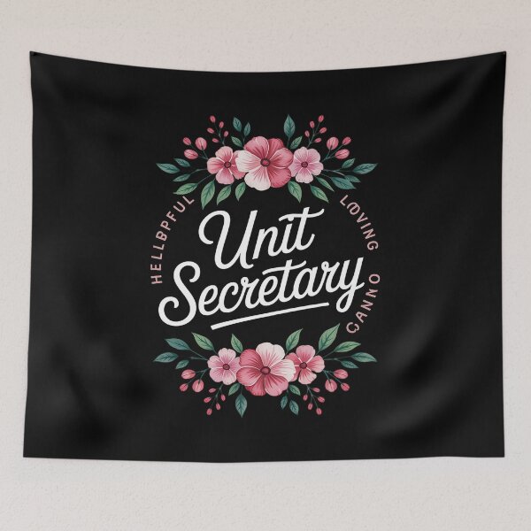 Item preview, Cute Unit Secretary Appreciation Floral  designed and sold by RsFilsingerArt.