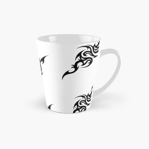 Item preview, Black Tribal Flame Spiral – Y2K Tattoo Pattern designed and sold by merchcloth3s.