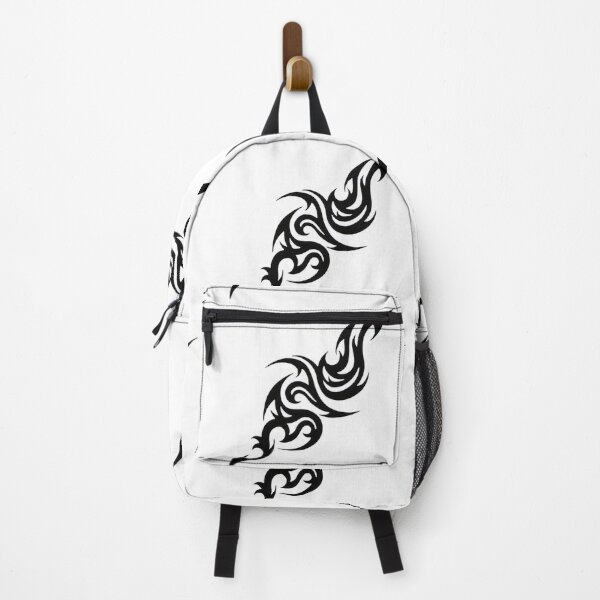Item preview, Black Tribal Flame Spiral – Y2K Tattoo Pattern designed and sold by merchcloth3s.